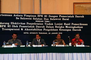 foto pertemuan pimpinan BPK dengan pemda se-sulselbar